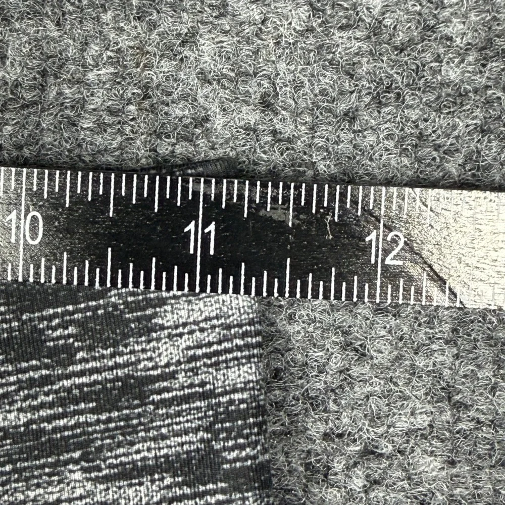 Lululemon Space Dye Black‎ White Mesh Crop Leggings High Rise Size 4 - Picture 5 of 7